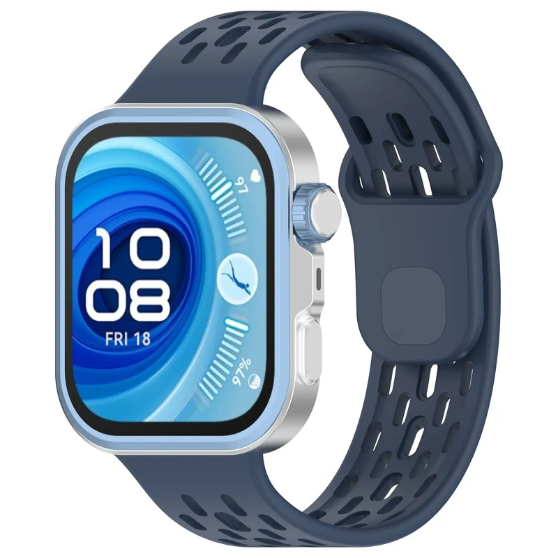 Correa air silicona Huawei Watch Fit 4 Pro (azul oscuro)