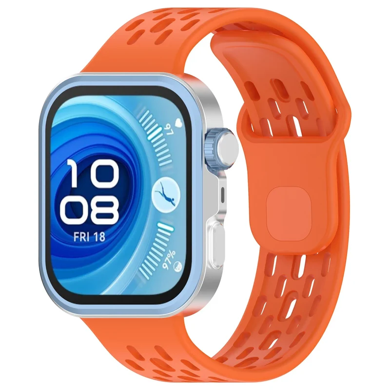 Correa air silicona Huawei Watch Fit 4 Pro (naranja)