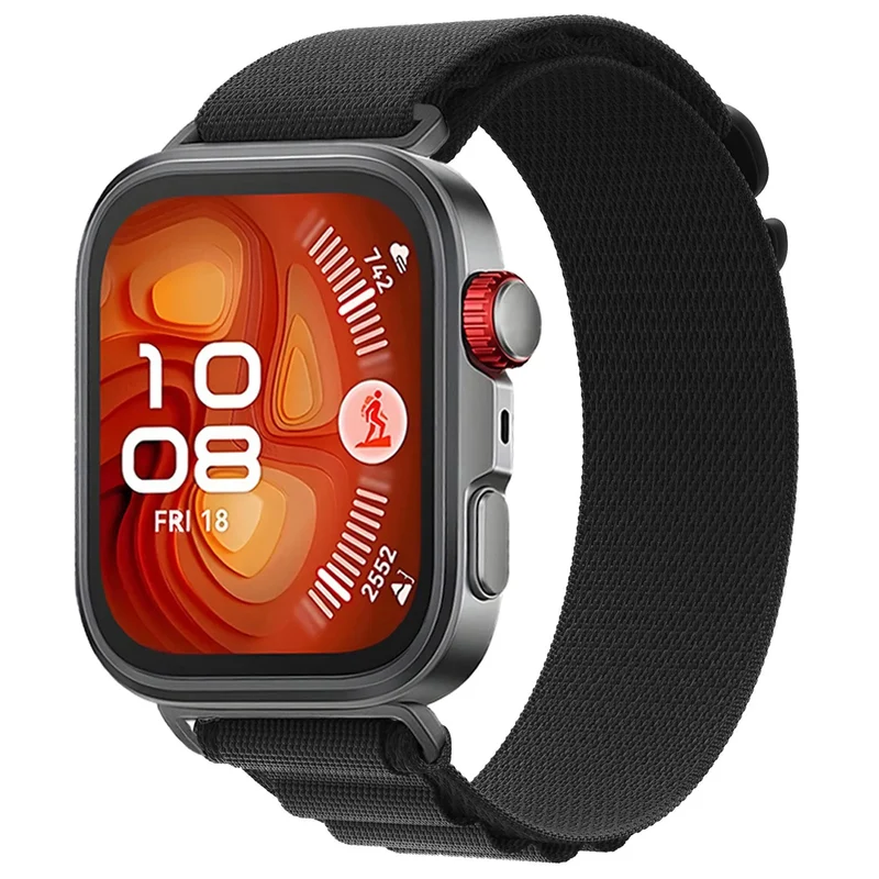 Correa Alpine nylon Huawei Watch Fit 5 Pro (negro)