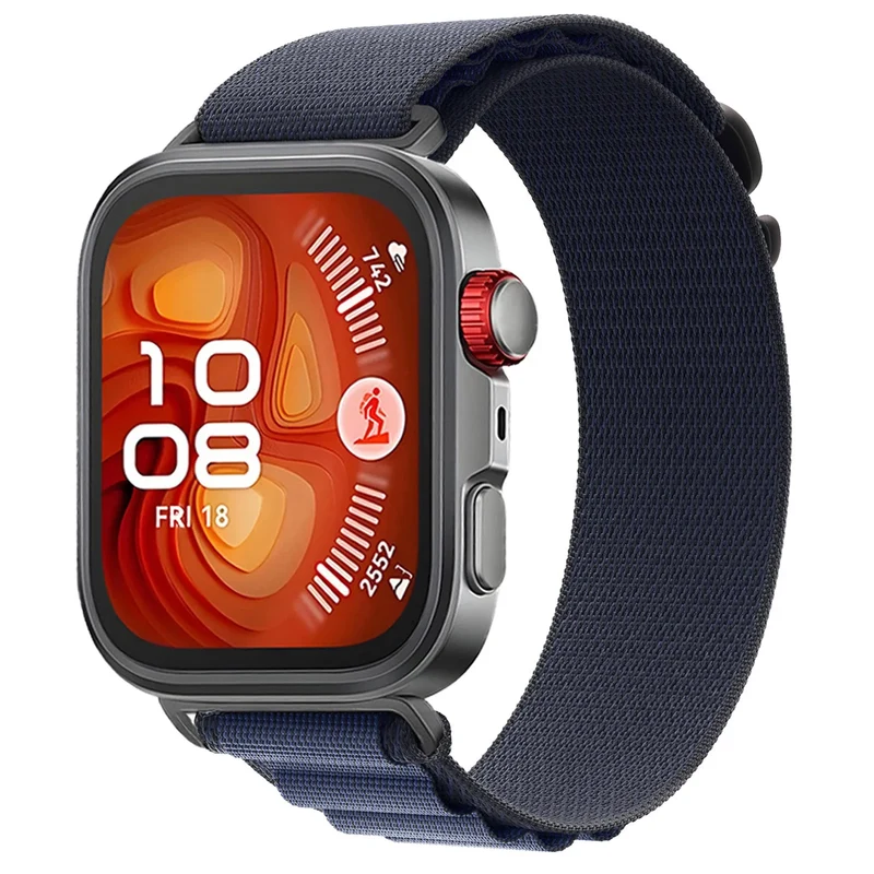 Correa Alpine nylon Huawei Watch Fit 5 (azul oscuro)