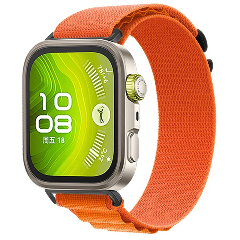 Correa Alpine nylon Huawei Watch Fit 5 (naranja)