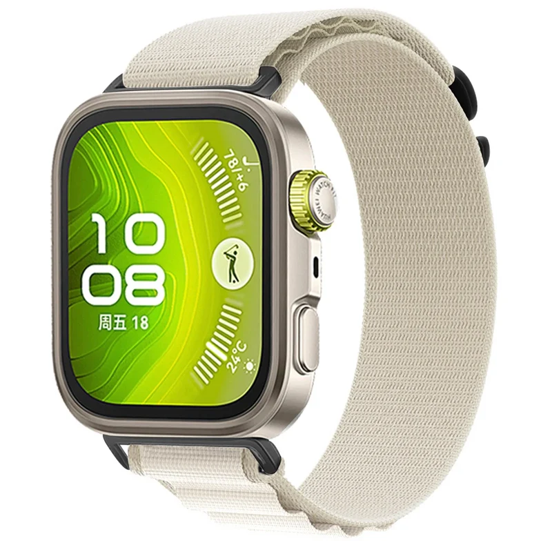 Correa Alpine nylon Huawei Watch Fit 4 (blanco estrella)