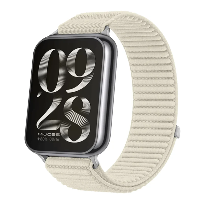 Correa nylon ondulada Xiaomi Smart Band 8 Pro (blanco estrella)