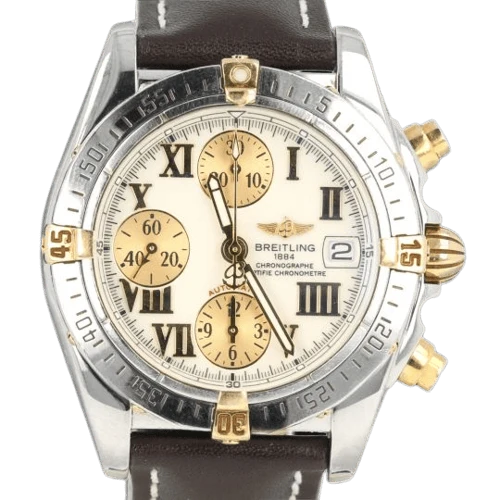 Breitling Chrono Cockpit - Yellow gold and steel watch