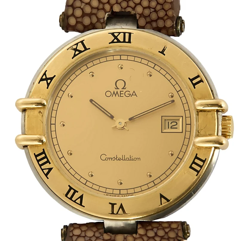 Omega Constellation - 18K yellow gold and steel watch