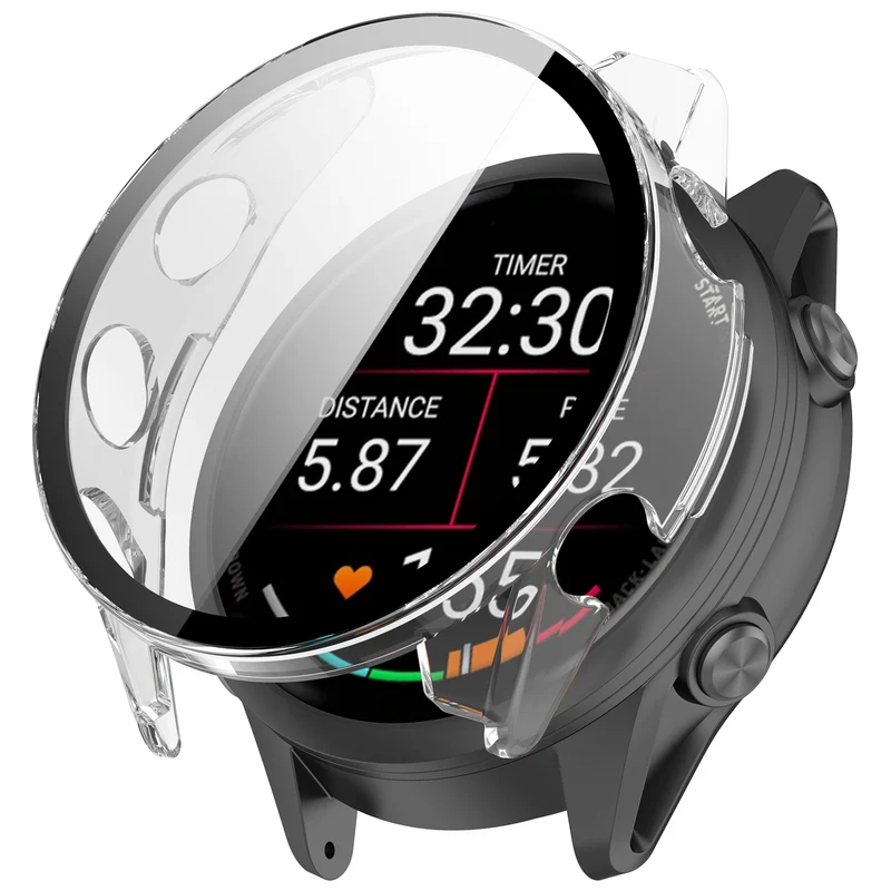 Garmin Forerunner 70 Protector de pantalla de vidrio templado (transparente)