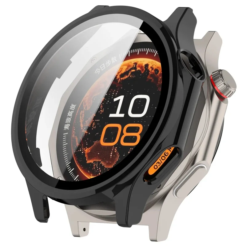 OnePlus Watch 4 (47mm) Protector de pantalla de vidrio templado (Negro)