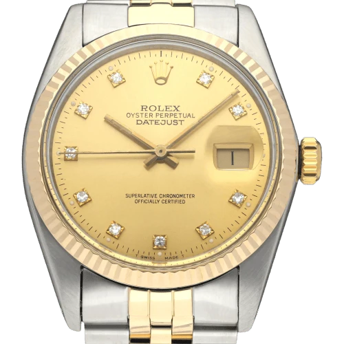 Rolex Datejust - Watch 16013G in gold and steel
