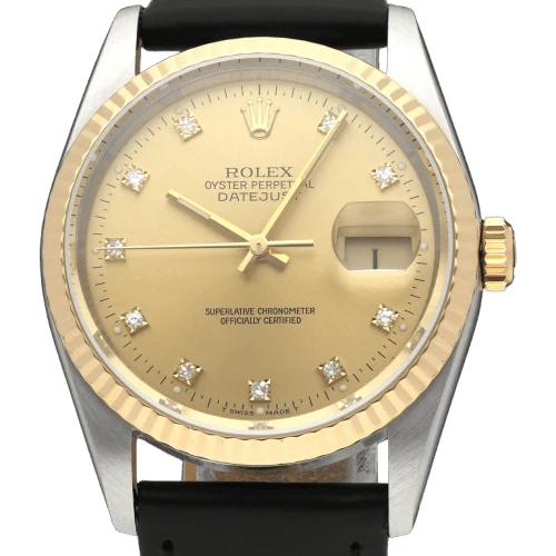 Rolex Datejust - Watch 16233G in gold and steel
