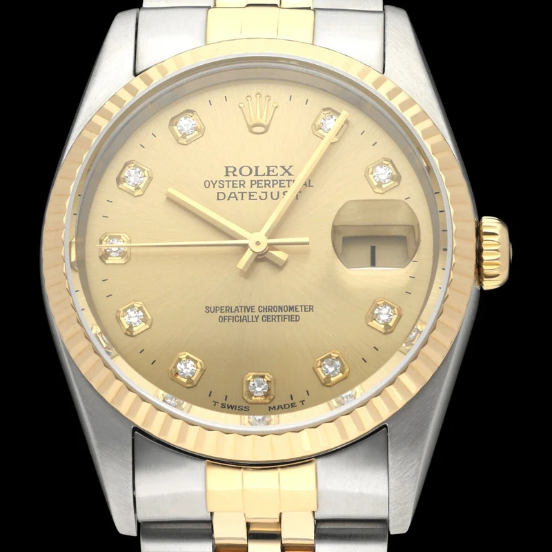 Rolex Datejust - Watch 16233G in gold and steel
