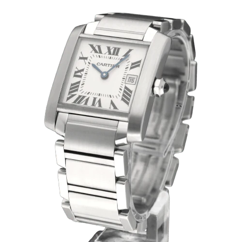 Cartier Tank Française - Steel watch 2465