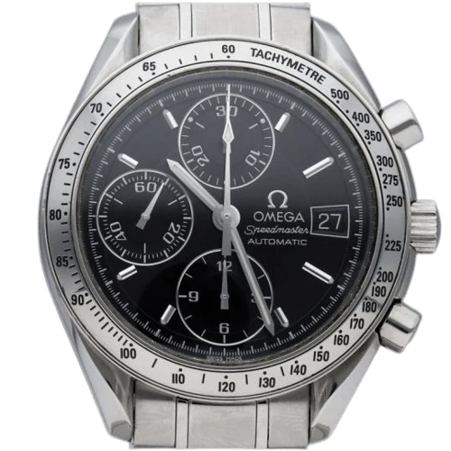 Omega Speedmaster - Automatic stainless steel chronograph watch