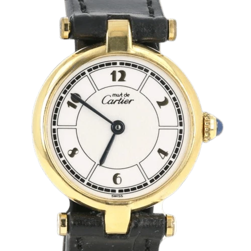 Cartier Must by Cartier - Watch in silver-gilt