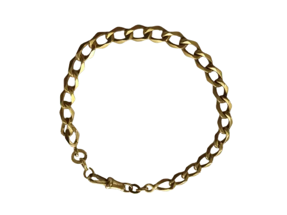 Antique yellow gold watch chain