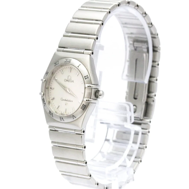 Omega Constellation My Choice Quartz Watch in Stainless Steel and Mother-of-Pearl