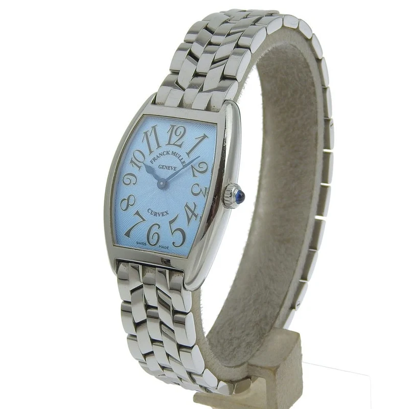 Franck Muller - Stainless steel Cintree Curvex Quartz watch