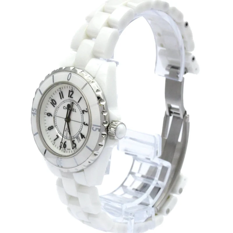 Chanel J12 - Quartz watch in ceramic and stainless steel