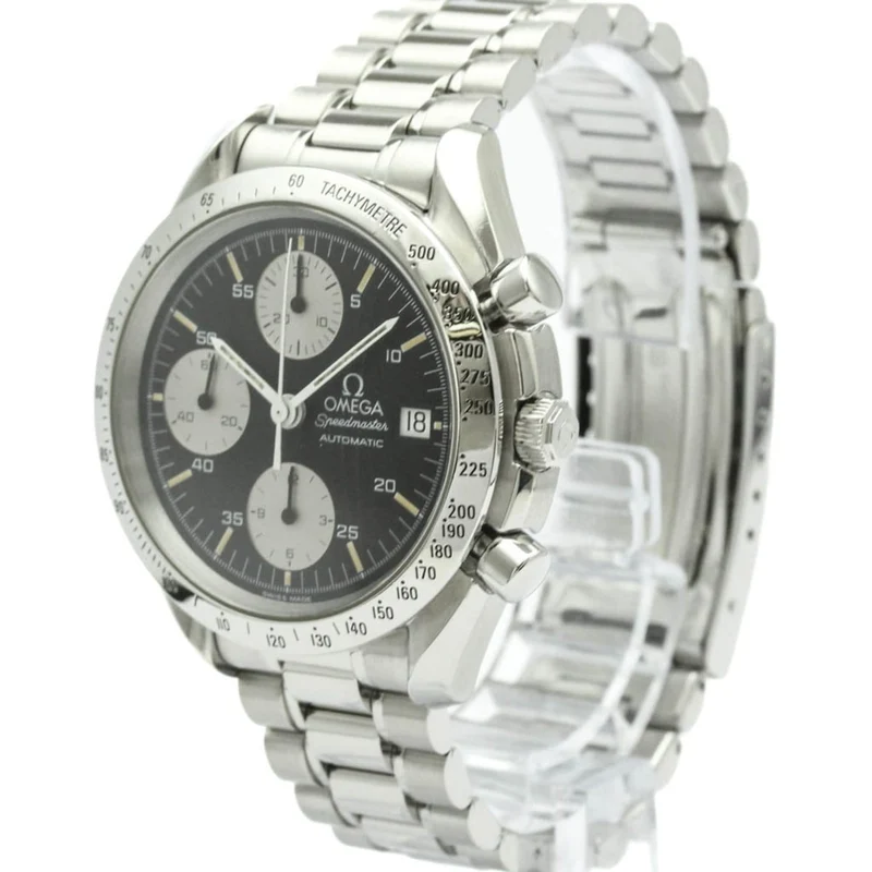 Omega Speedmaster - Automatic stainless steel chronograph watch