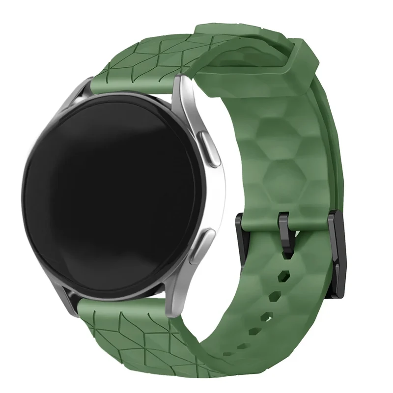 Correa silicona 'Hexágonos' Amazfit Bip Max (verde militar)