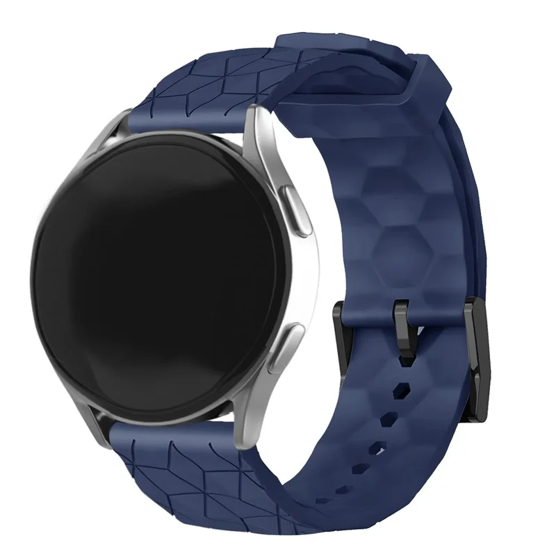 Correa silicona 'Hexágonos' Amazfit Balance 3 (azul oscuro)