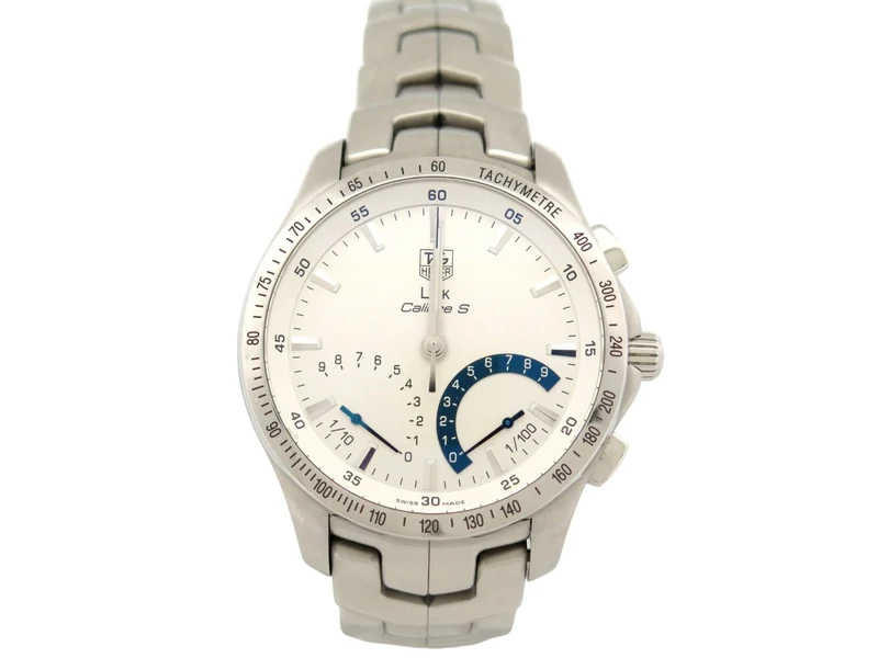 TAG Heuer Link Calibre S - 42 mm steel chronograph watch