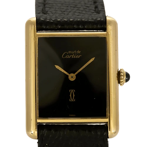 Cartier - Watch Tank Must in silver gold-plated