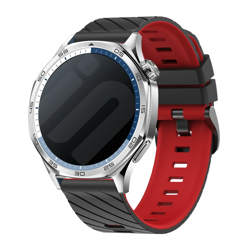 Correa twill deportiva Xiaomi Watch S5 (negro/rojo)