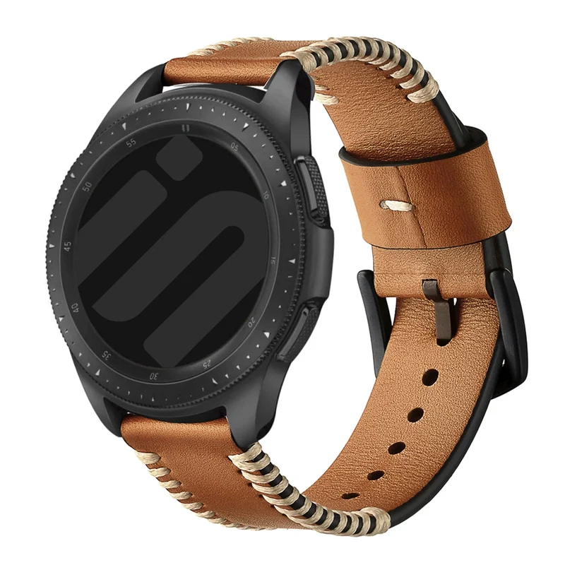 Correa cuero cosida Amazfit Balance Ultra (marrón)
