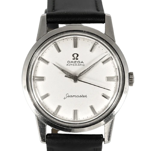 Omega Seamaster - Steel watch, dial silver, automatic