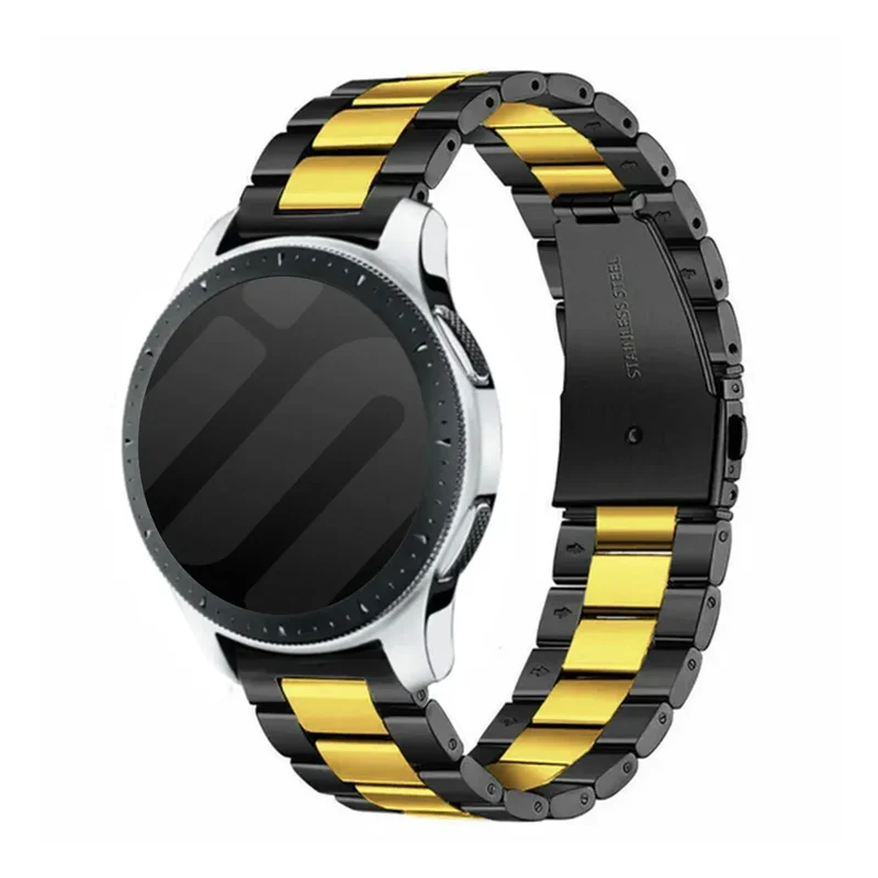 Correa acero Amazfit Cheetah 2 Ultra (negro/dorado)