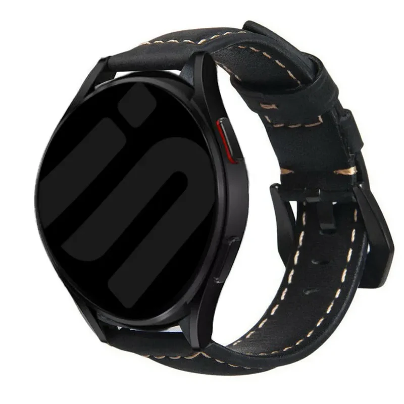 Correa cuero Amazfit Bip Max (negro)