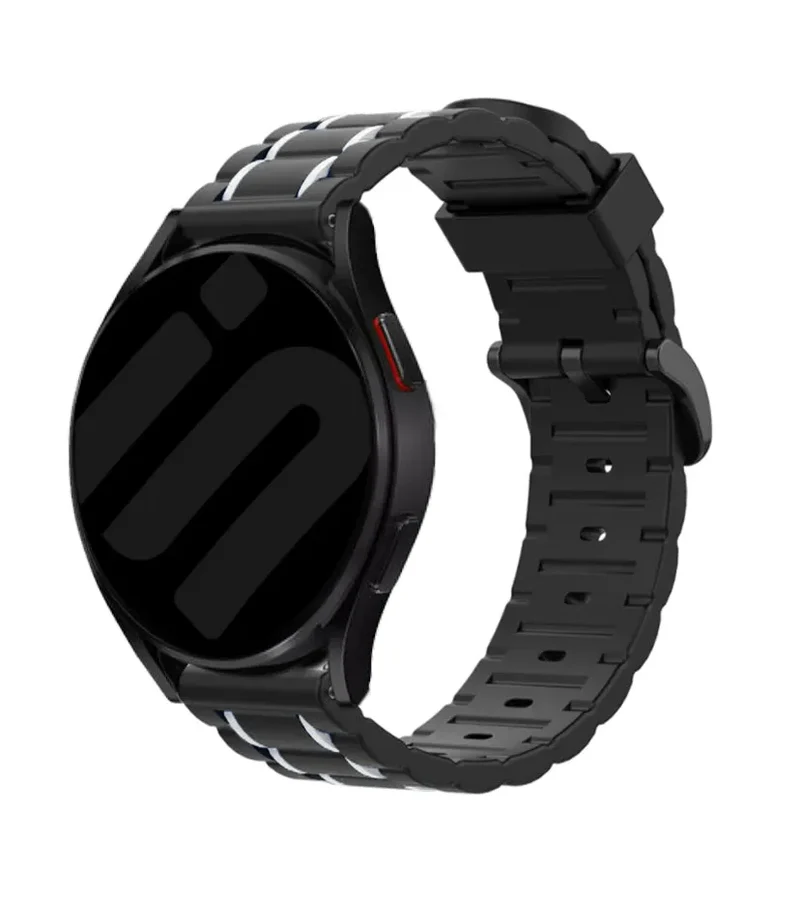 Correa deportiva con hebilla Amazfit Bip Max (negro/blanco)