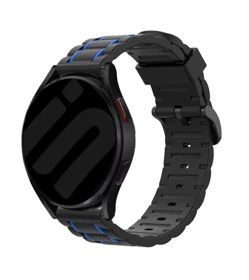 Correa deportiva con hebilla Amazfit Bip Max (negro/azul)