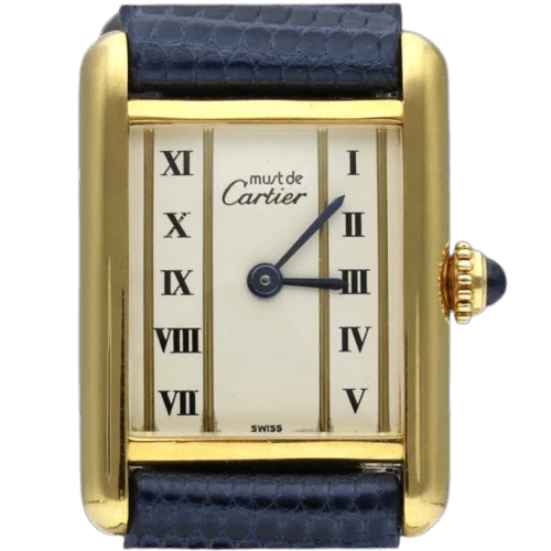 Cartier Show Tank silver-gilt