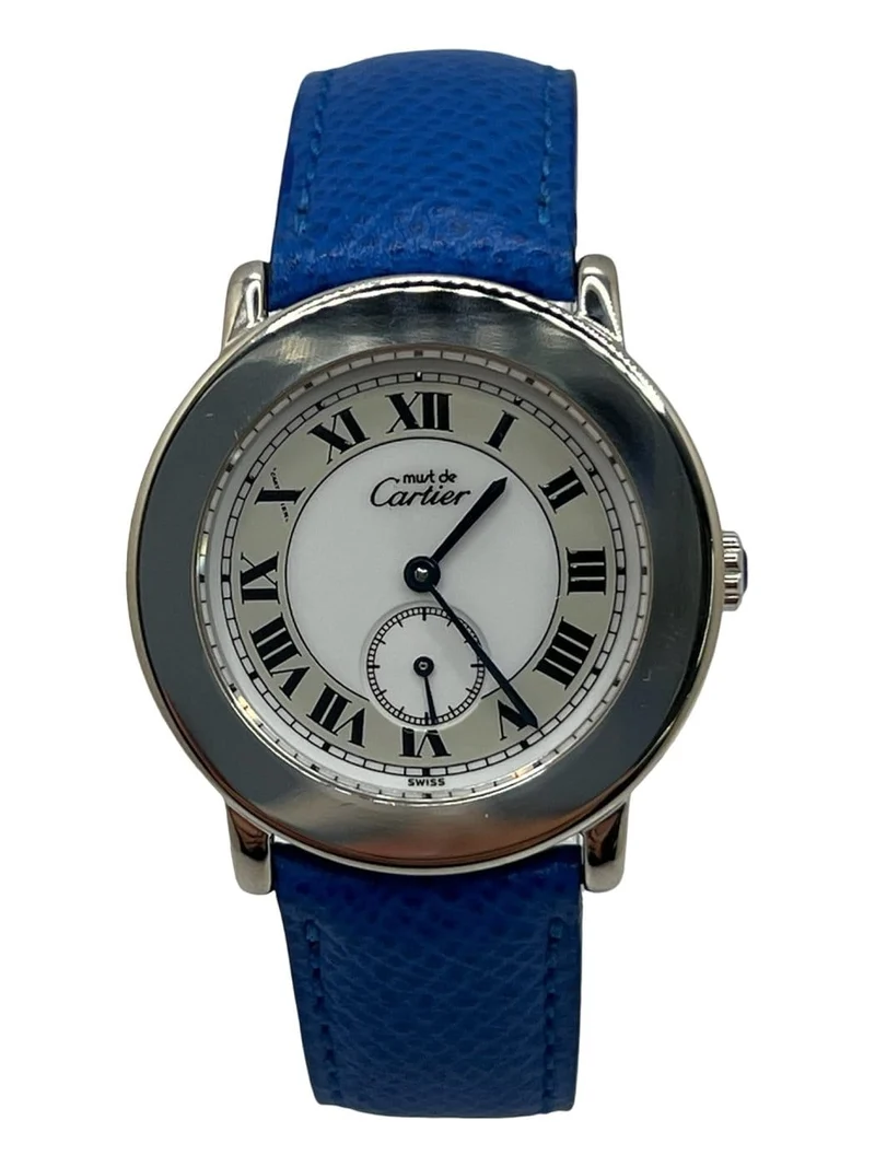 Cartier Must de Cartier Round - Quartz watch in silver 925 33 mm