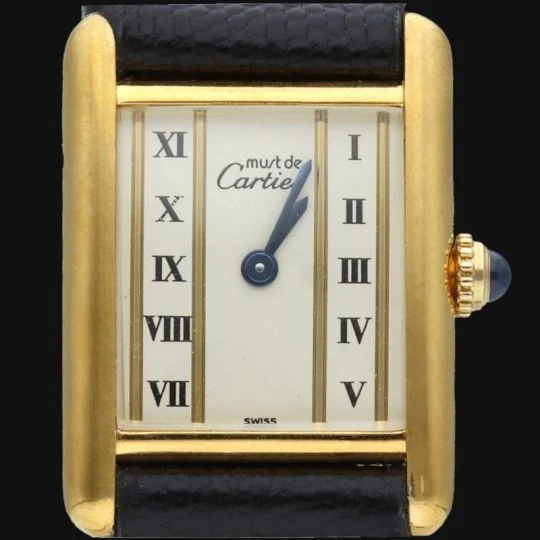 Cartier Watch Tank silver-gilt