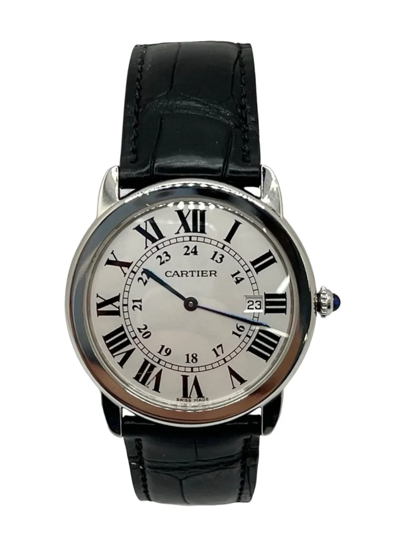 Cartier Solo Round by Cartier - 36 mm quartz steel watch
