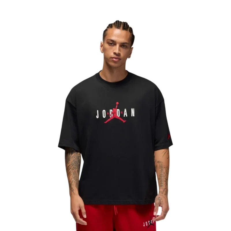 Nike Camiseta Jordan Brooklyn Negro, para Hombre