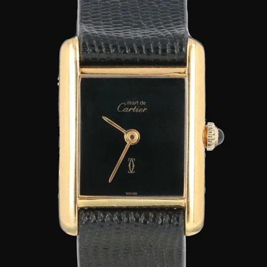 Cartier Watch Tank silver-gilt