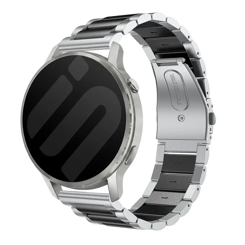 Correa acero Garmin Forerunner 70 (plata/negro)