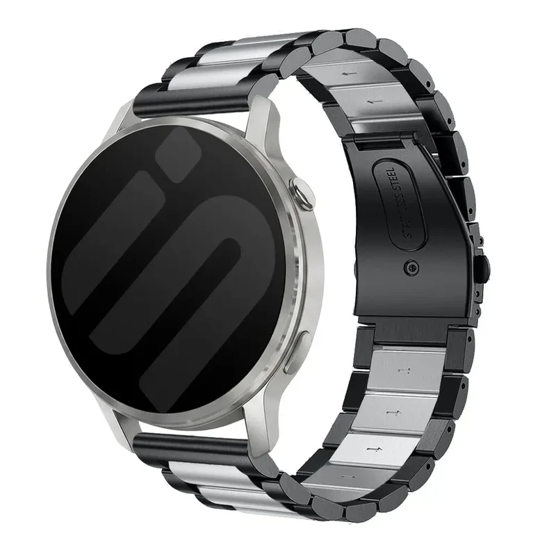 Correa acero Garmin Forerunner 170 (negro/plata)