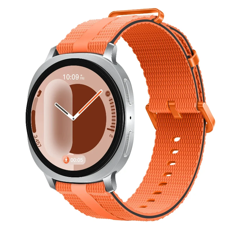 Correa activa silicona Samsung Galaxy Watch 8 - 40mm (naranja)