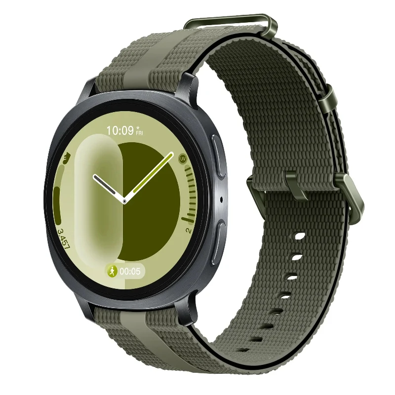 Correa activa silicona Samsung Galaxy Watch 8 Classic (verde militar)