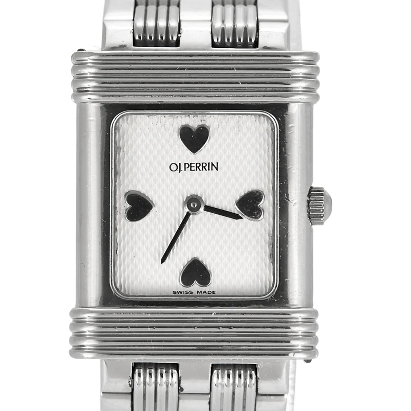 OJ PERRIN - Steel watch in steel