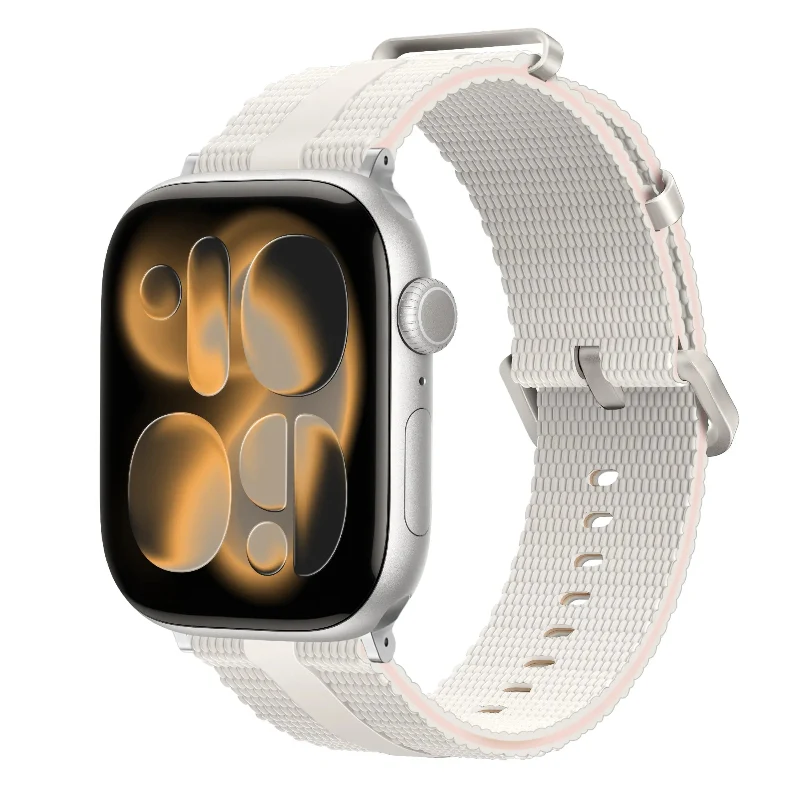 Correa activa silicona Apple Watch (blanco estrella)