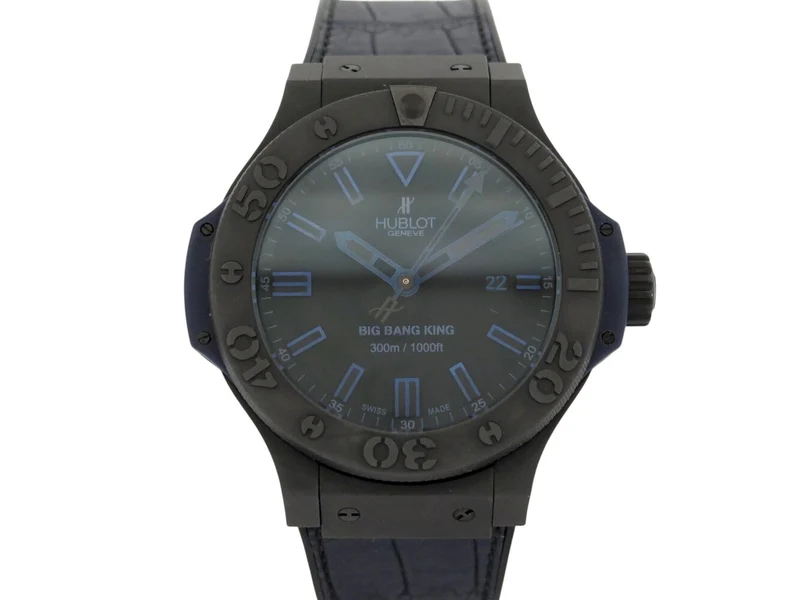 Hublot Big Bang King - 48 mm automatic watch in black/blue ceramic