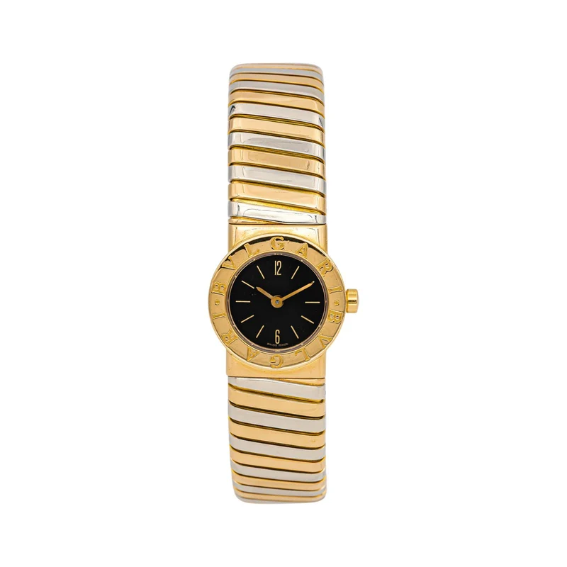 Bulgari Watch Tubogas BB 19 2T Yellow Gold, Steel