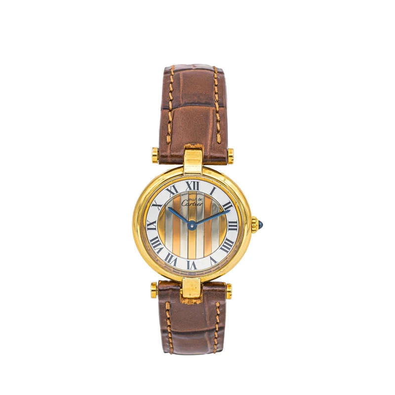 Cartier Must Watch silver-gilt