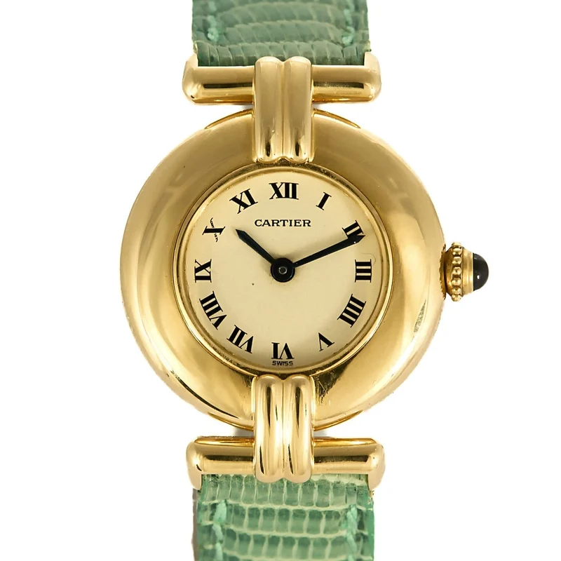 Cartier Colisee - 18K yellow gold watch, white dial, Roman numerals