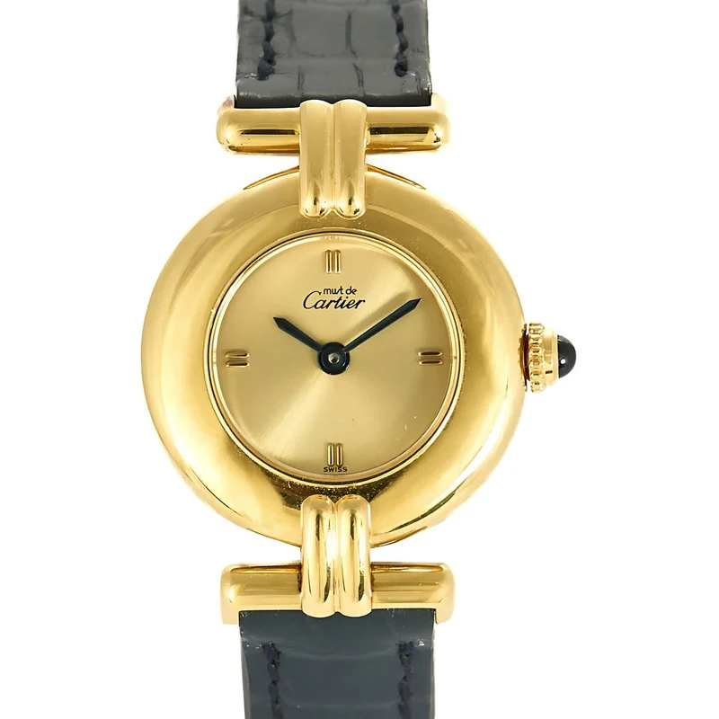 Cartier Collared must-have - Watch in silver gold-plated, golden dial